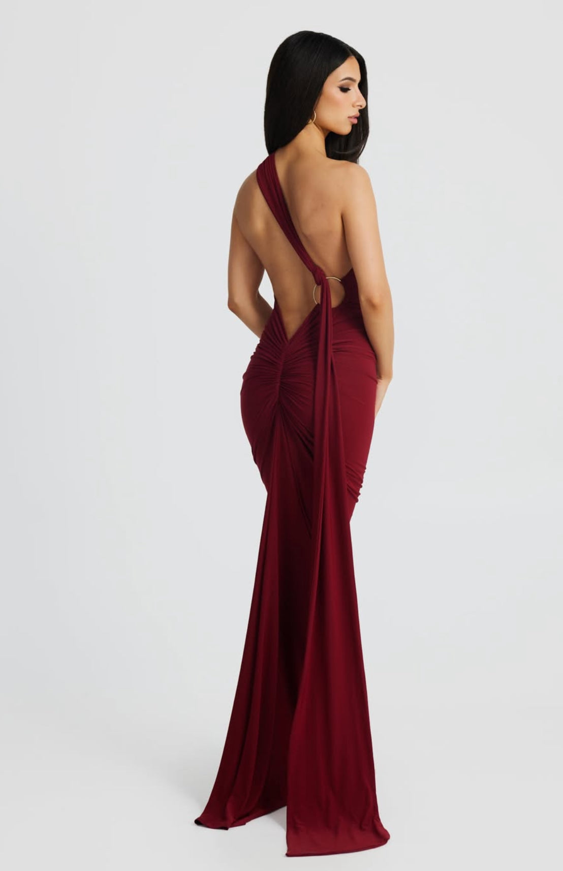Vestido Ámbar vinotinto