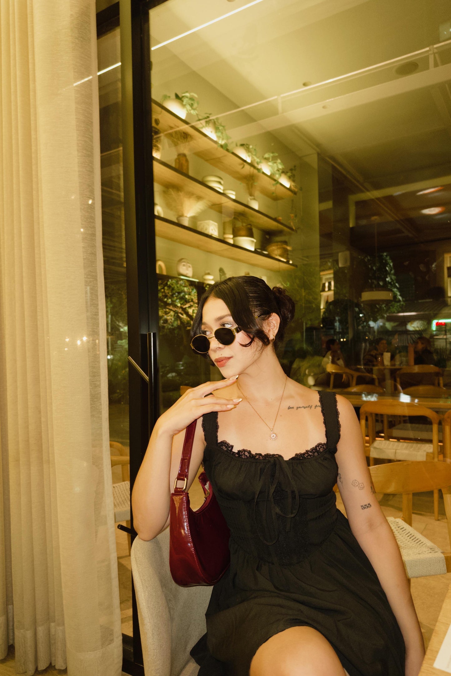 Vestido victoria con corset - negro