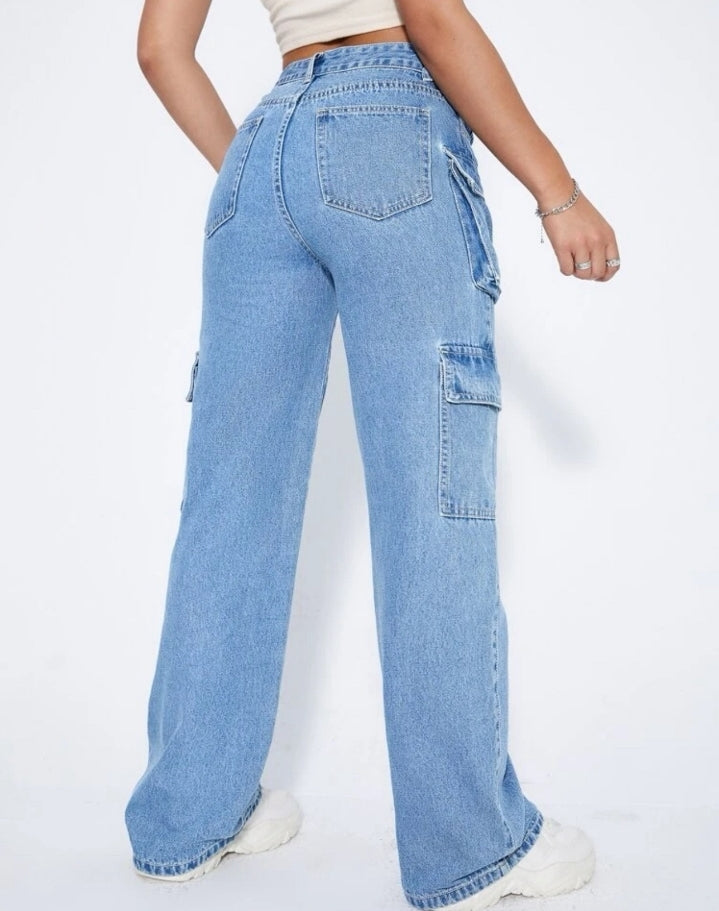 Jean cargo multipocket