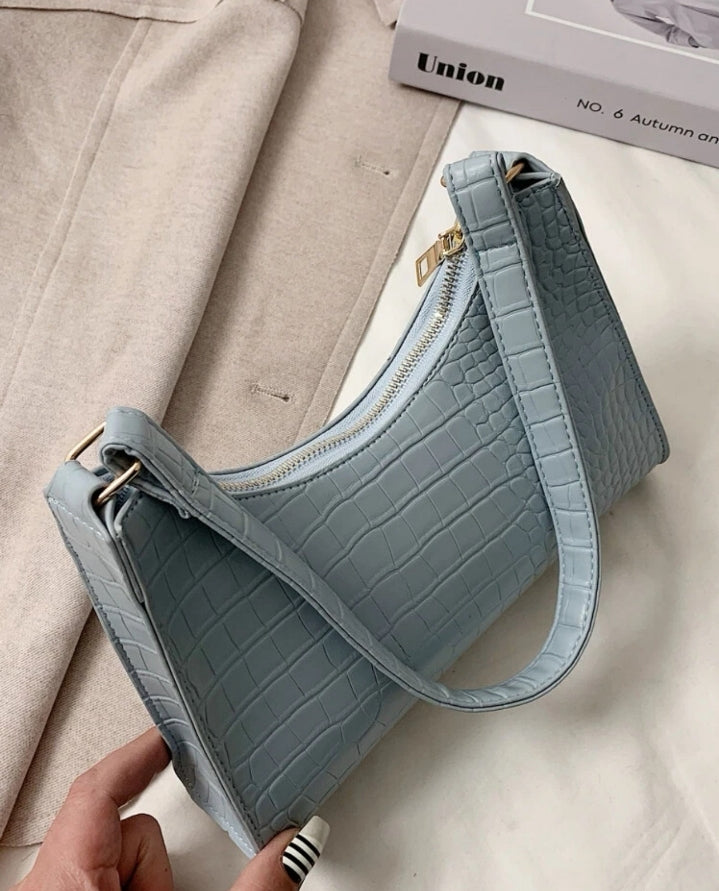 Bolso baguette blue