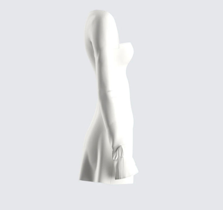 Vestido xoxo blanco