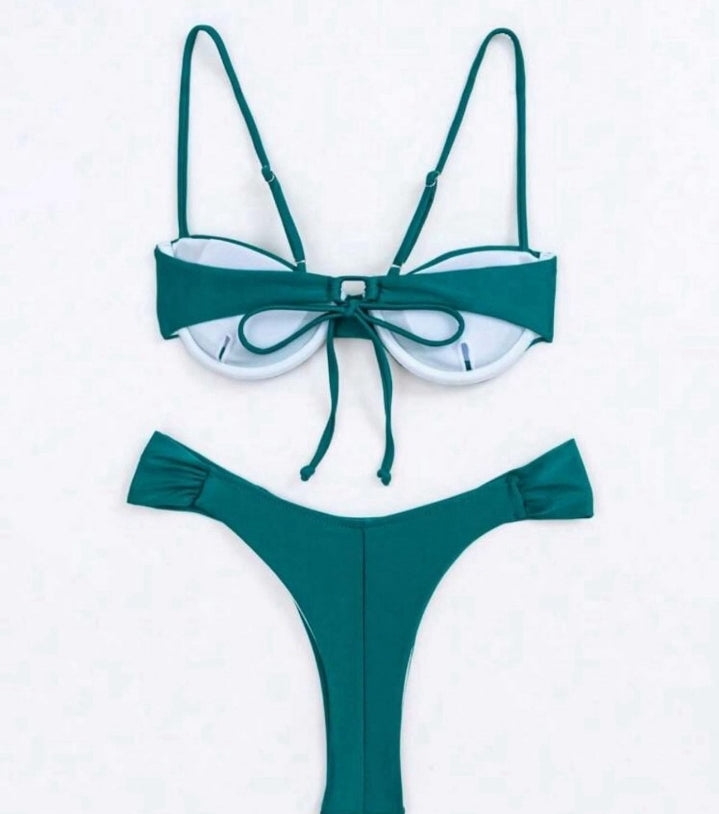 Vestido de baño azul marino