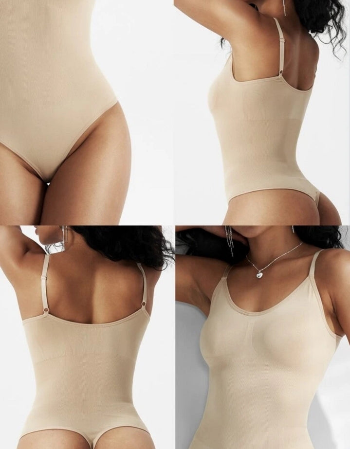 Body coral / control abdomen beige