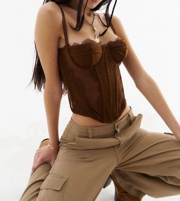 Corset sienna café