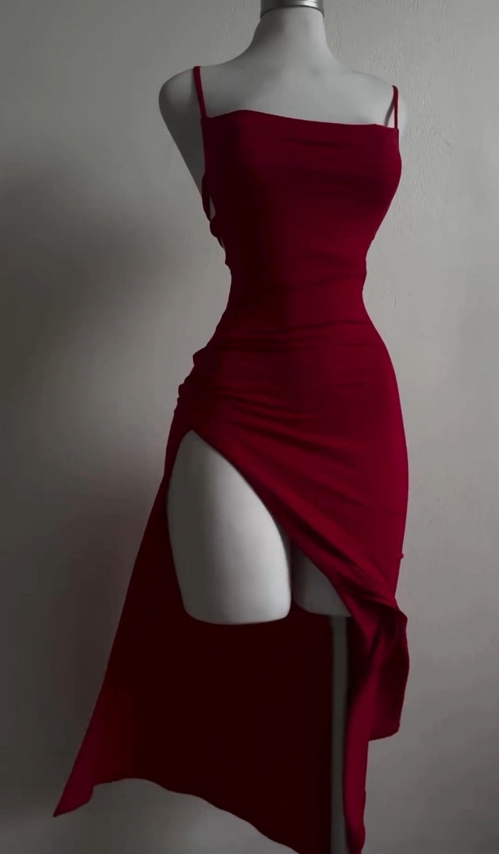Vestido corset rojo