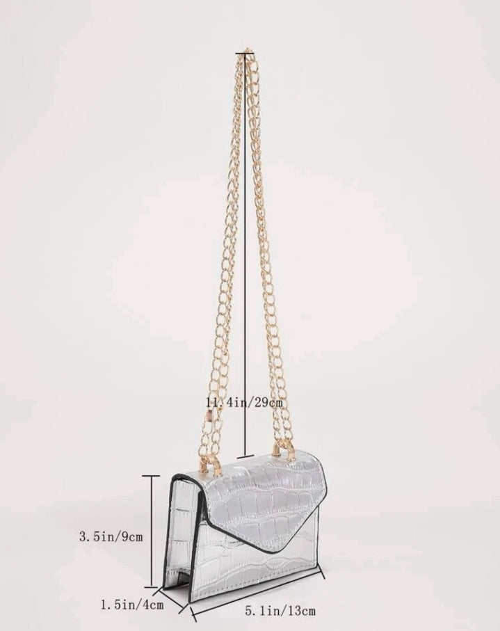 Bolso mini metallic