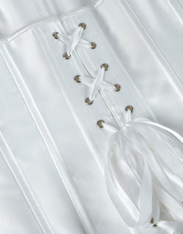 Corset drop / largo, satinado