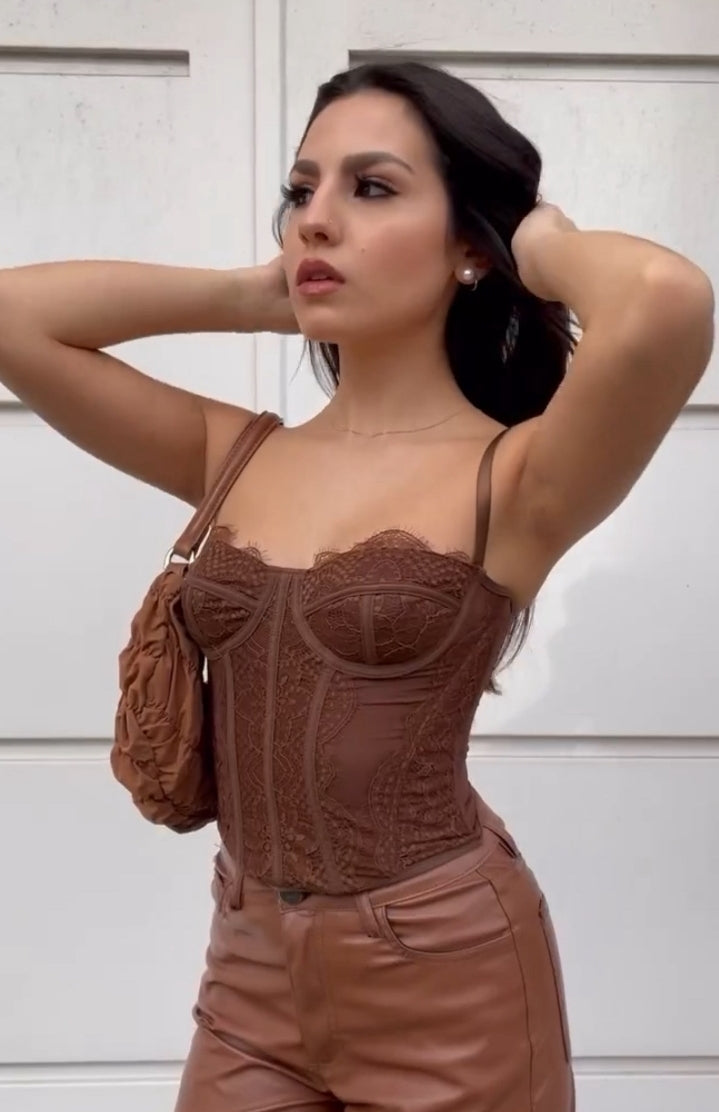 Corset sienna café