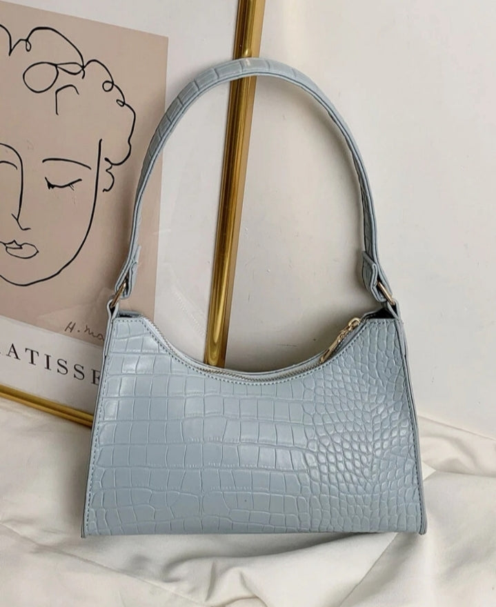 Bolso baguette blue