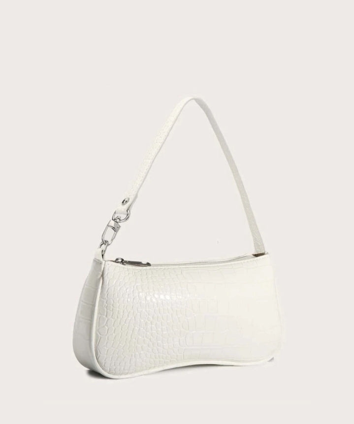 Bolso baguette blanco