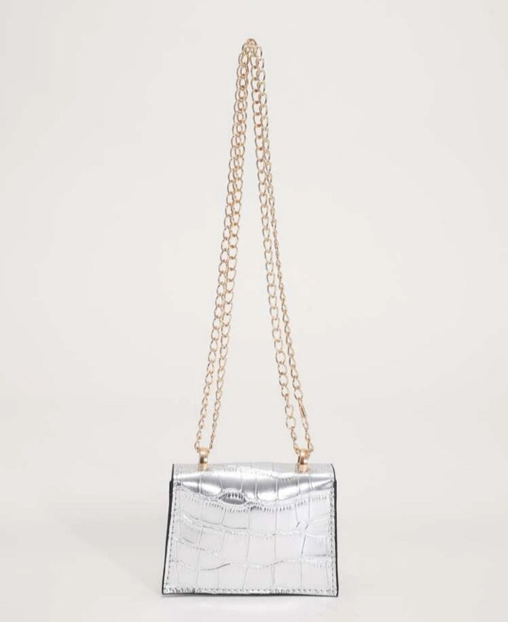 Bolso mini metallic