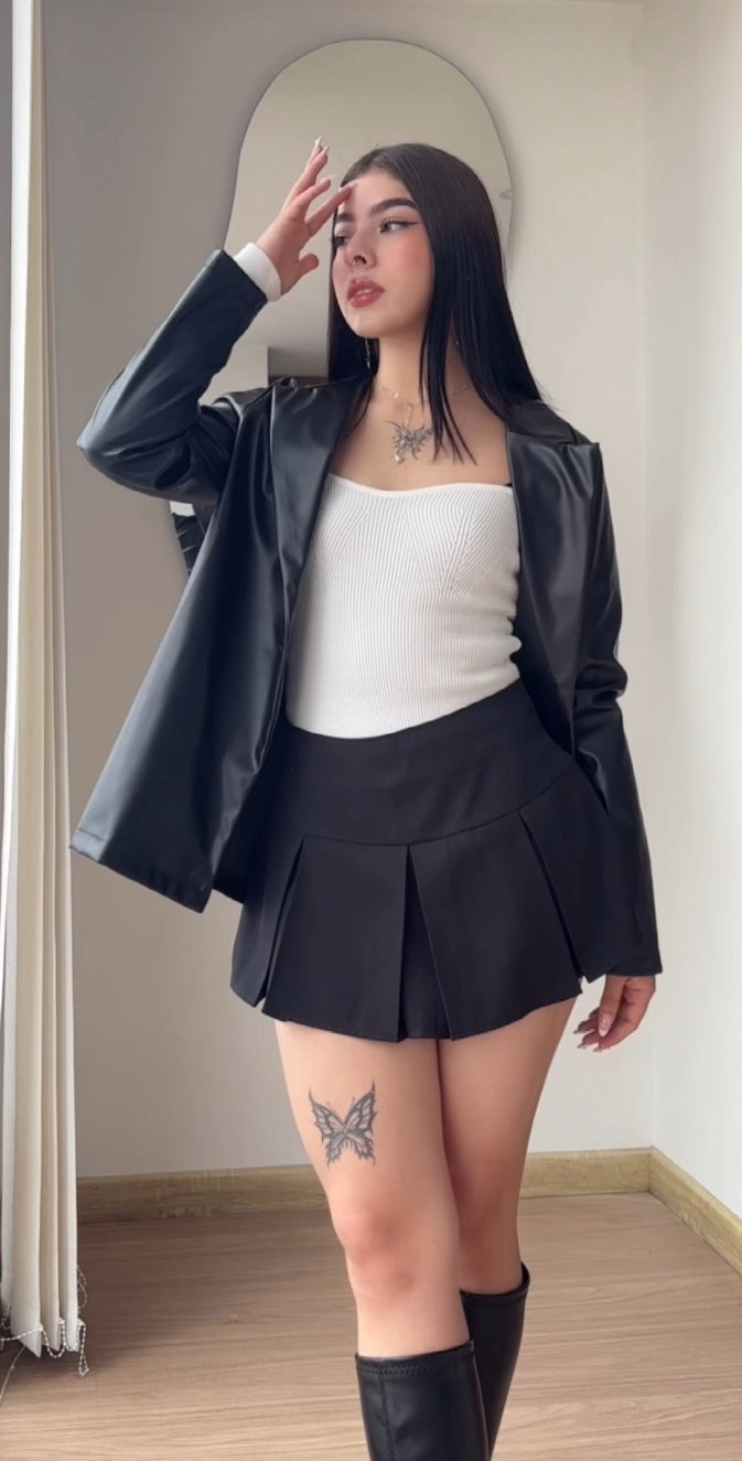 Mini skirt negra