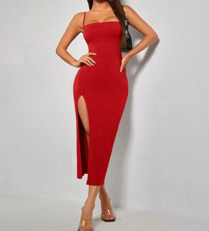 Vestido corset rojo