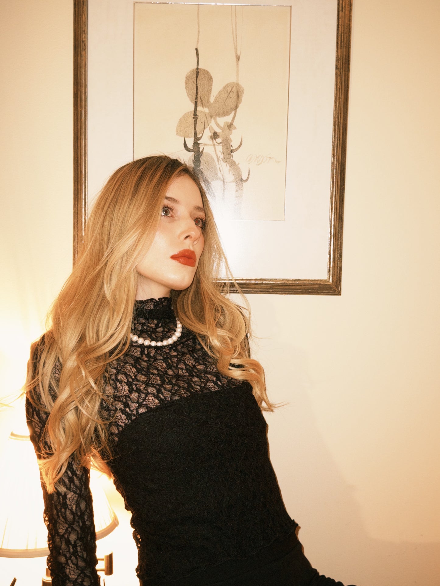 Blusa en encaje