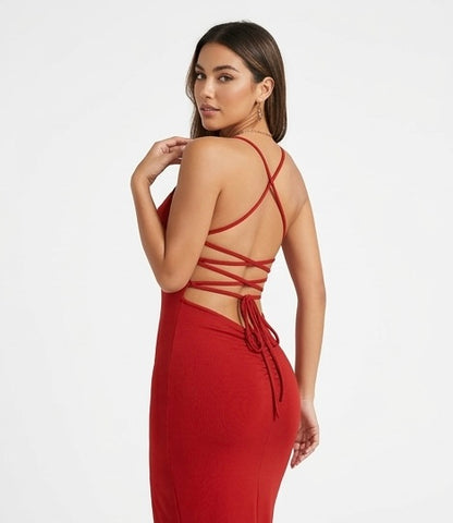Vestido corset rojo