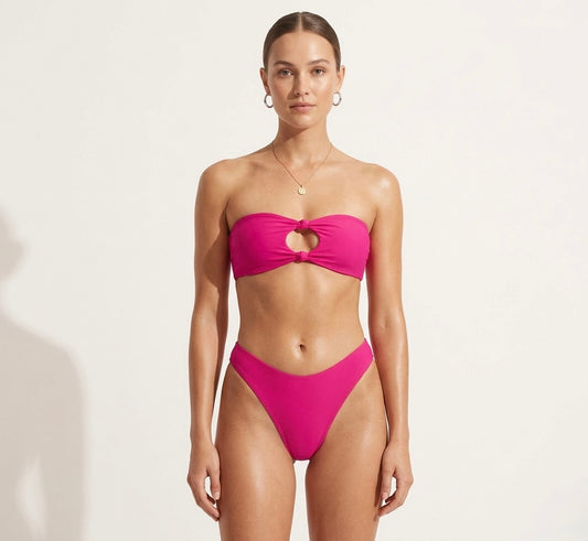 Vestido de baño fucsia