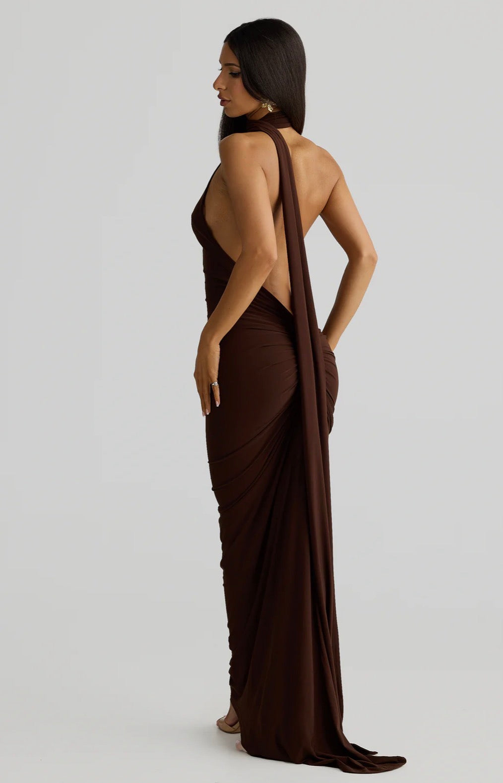 Vestido Ámbar café