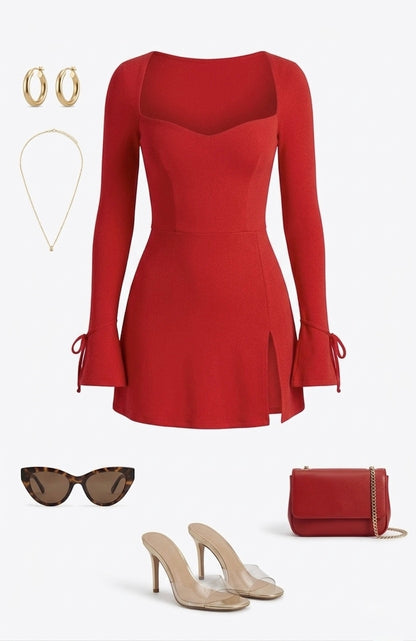 Vestido xoxo rojo