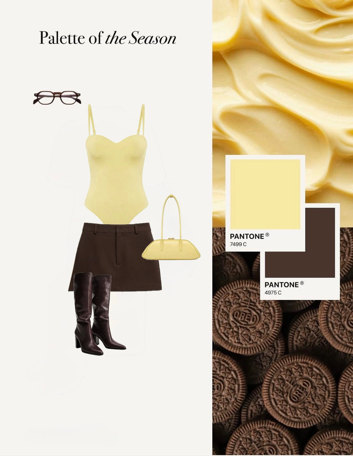 Falda brown