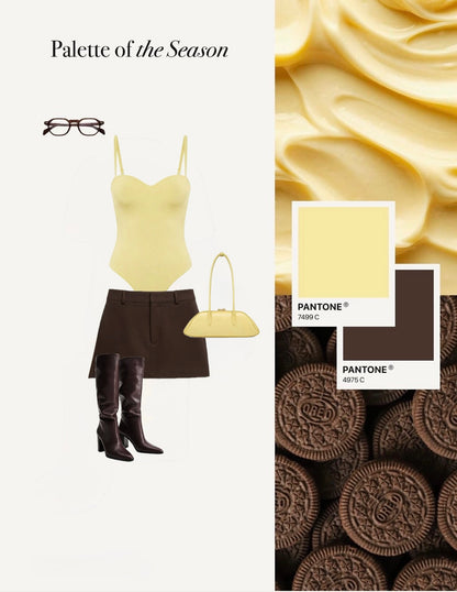 Falda brown