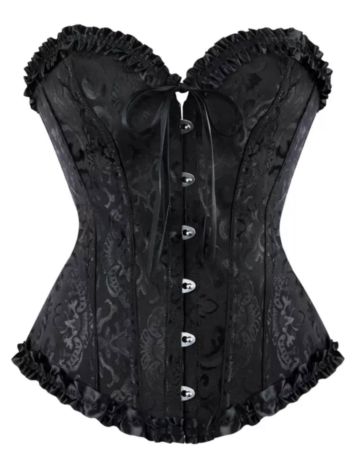 Corset negro para disfraz de the vampire diaries / conejita / ángel negro