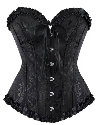 Corset negro para disfraz de the vampire diaries / conejita / ángel negro
