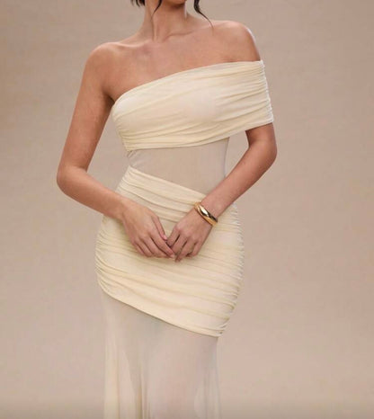 Vestido sol de beige