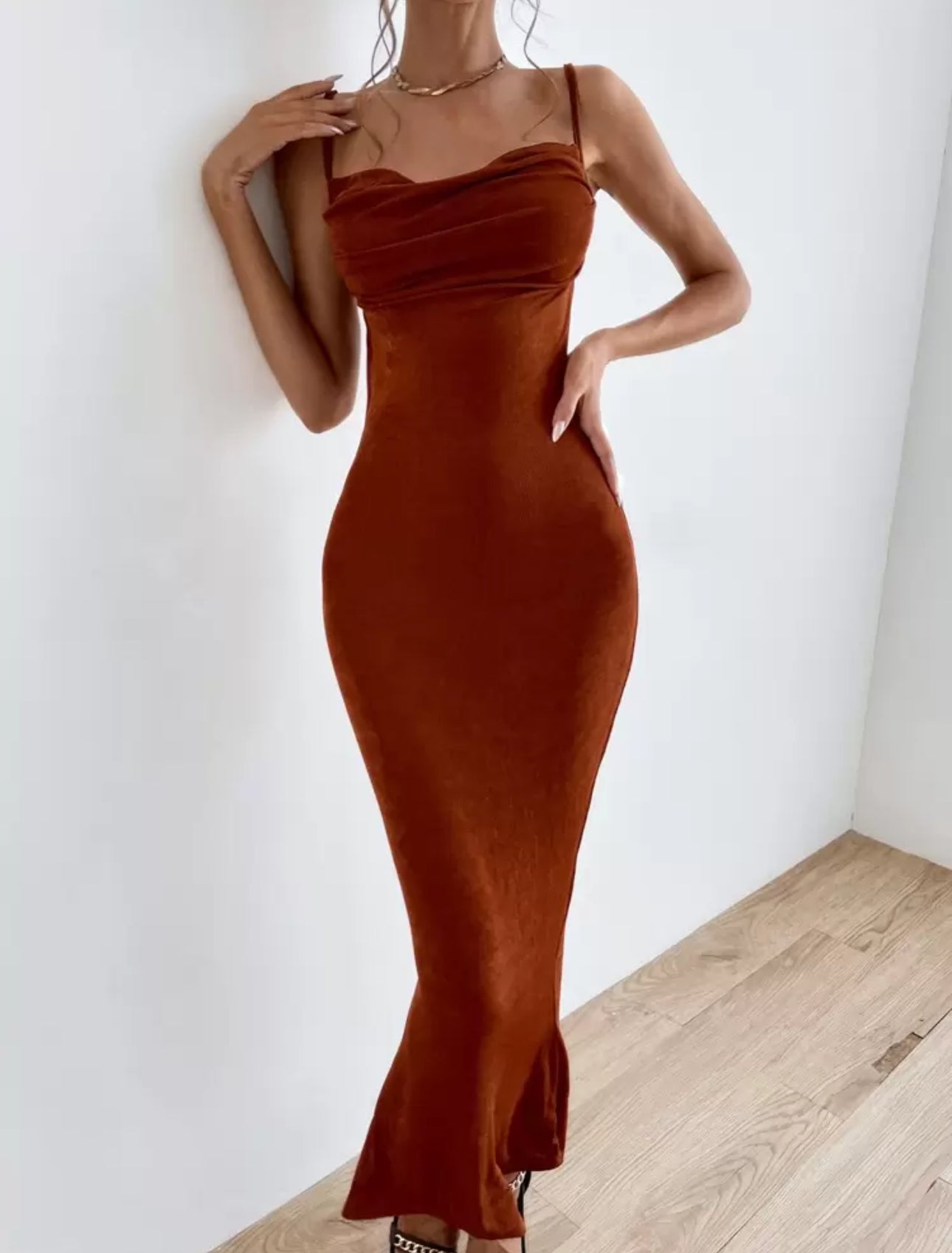 Vestido terracota