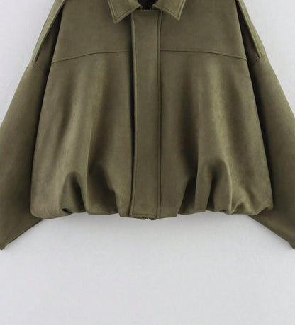 Bomber jacket, verde oliva