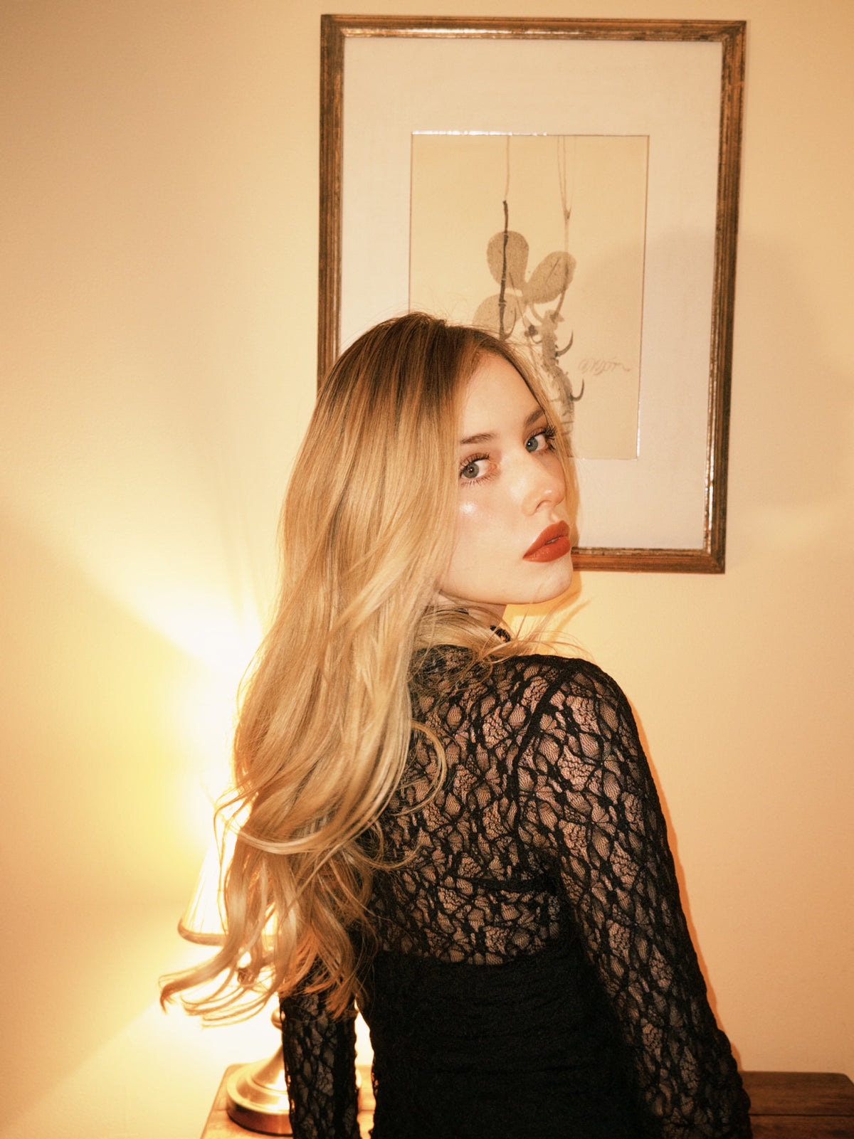 Blusa en encaje