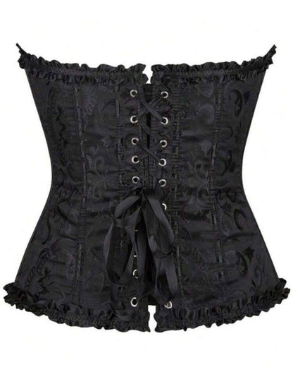 Corset negro para disfraz de the vampire diaries / conejita / ángel negro