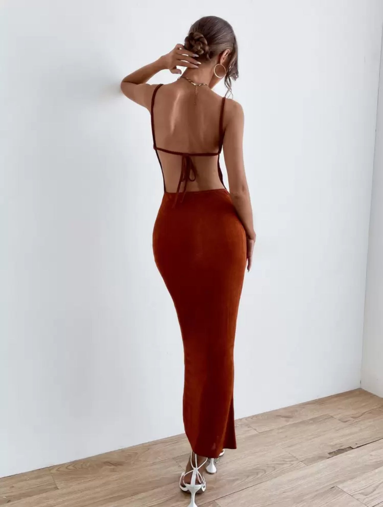 Vestido terracota