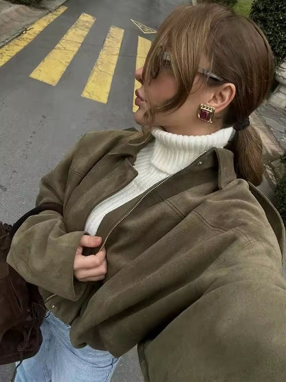 Bomber jacket, verde oliva