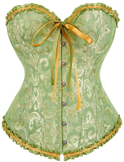Corset verde para disfraz de la princesa y el sapo