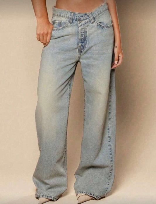 Jean pretina asimétrica