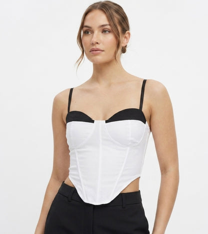 Corset bicolor