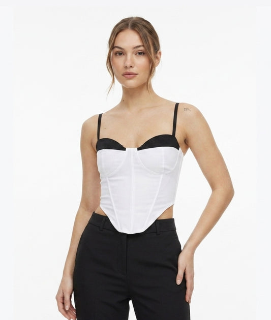 Corset bicolor