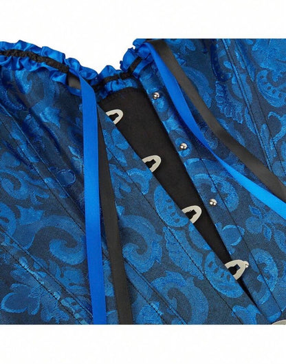 Corset azul rey para el disfraz Blanca Nieves