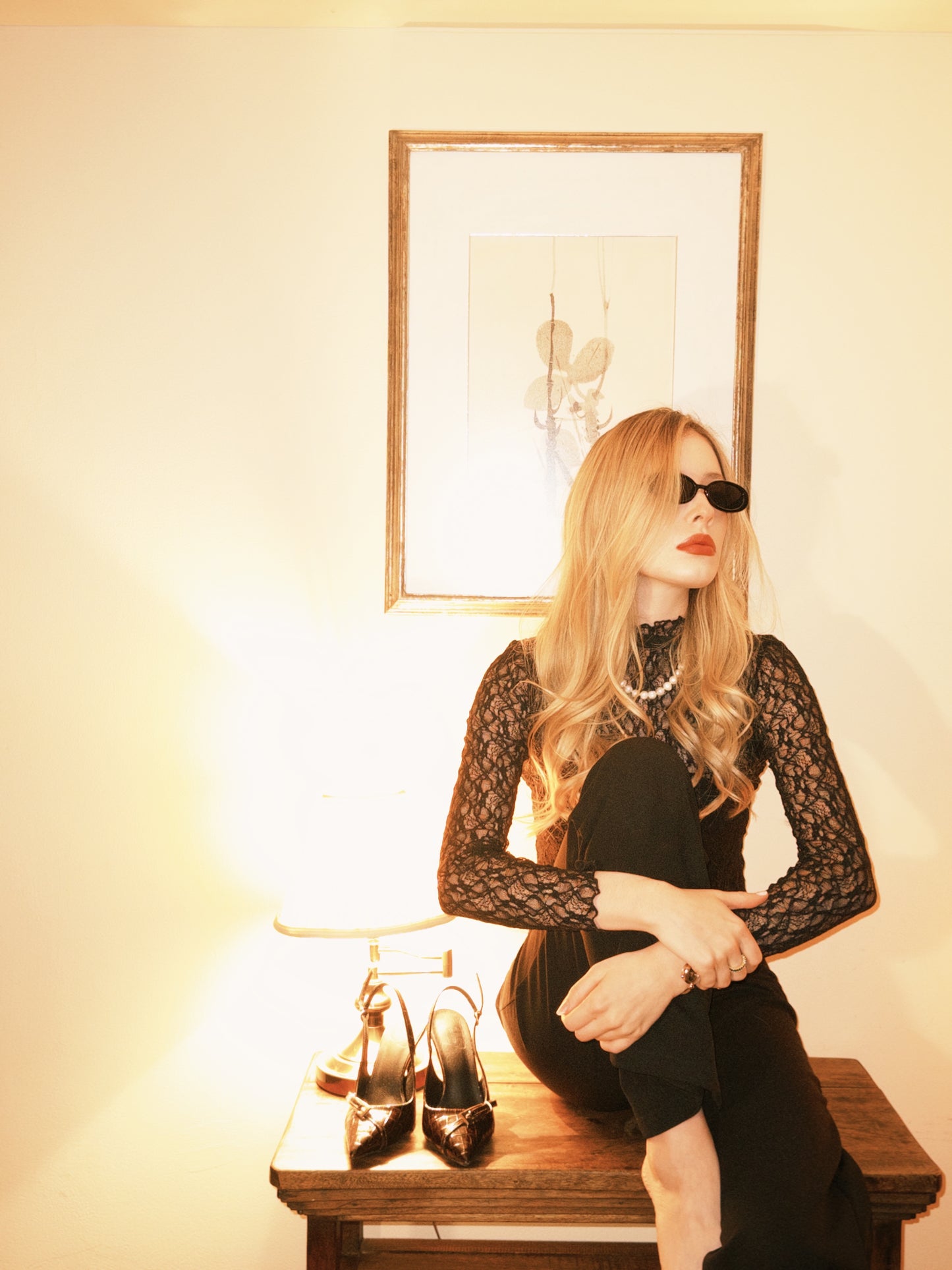 Blusa en encaje