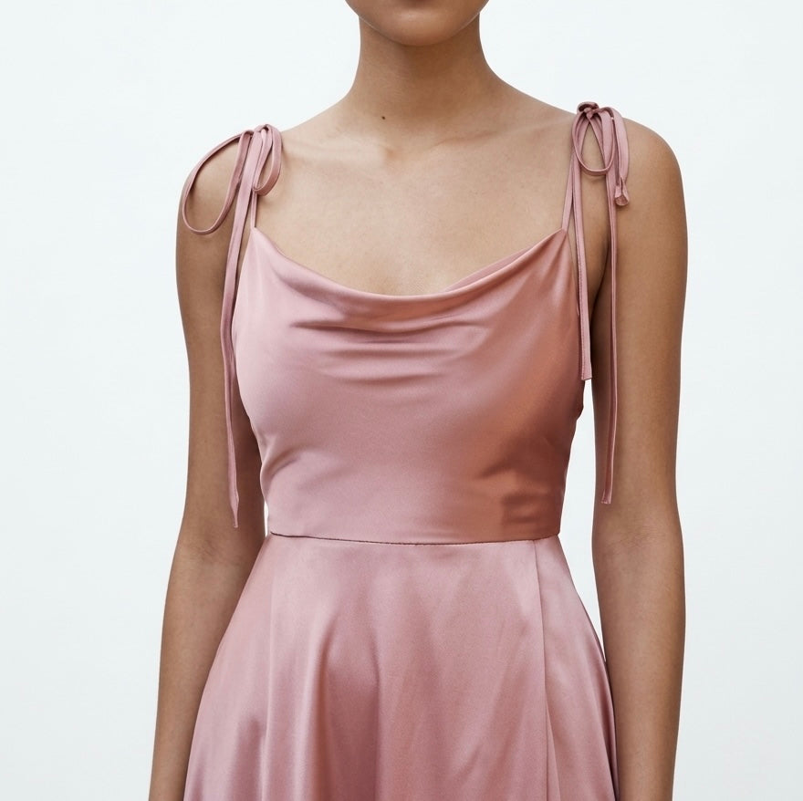 Vestido tirantes de amarrar
