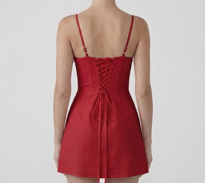 Vestido Olivia rojo
