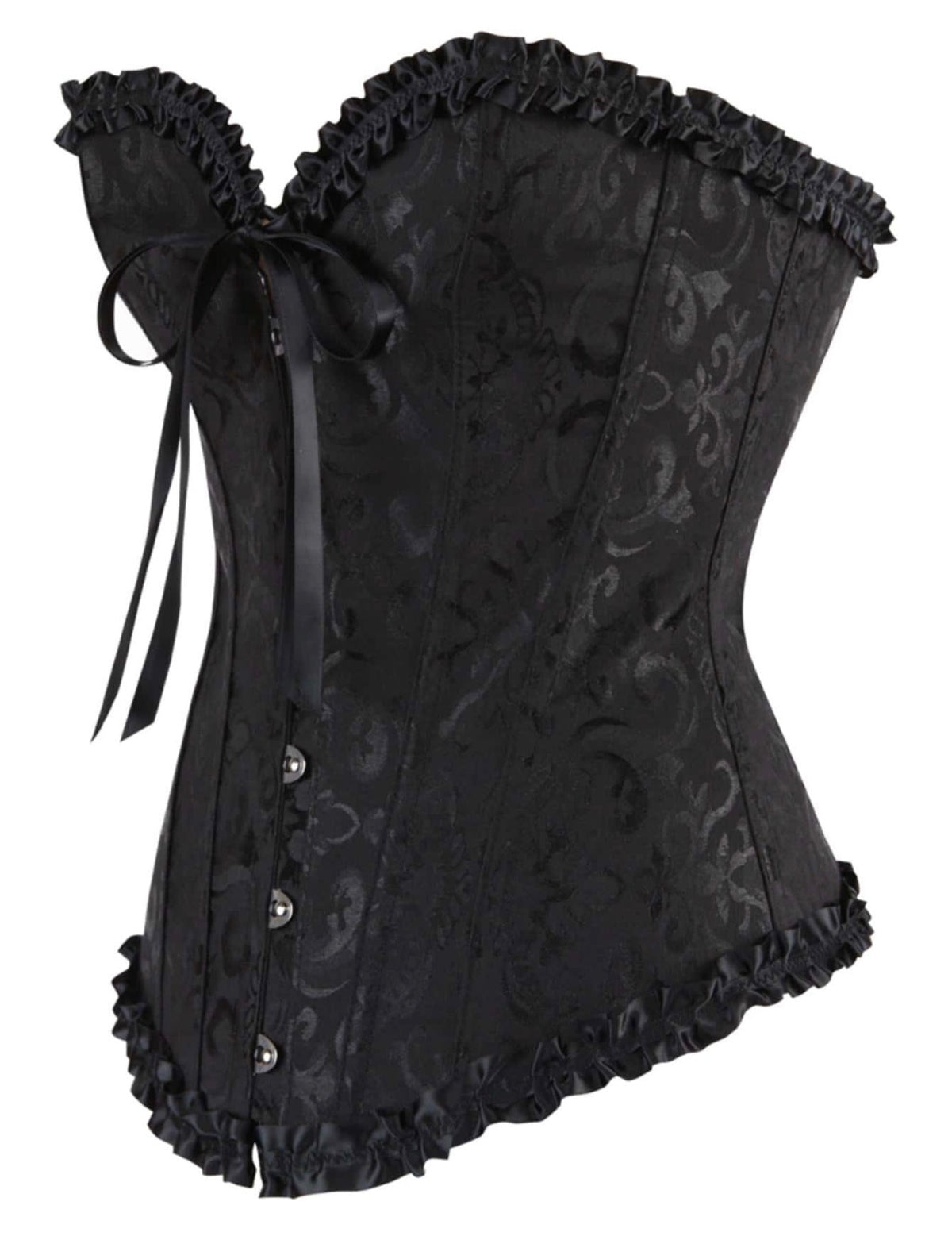 Corset negro para disfraz de the vampire diaries / conejita / ángel negro
