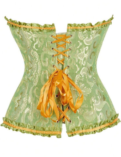 Corset verde para disfraz de la princesa y el sapo