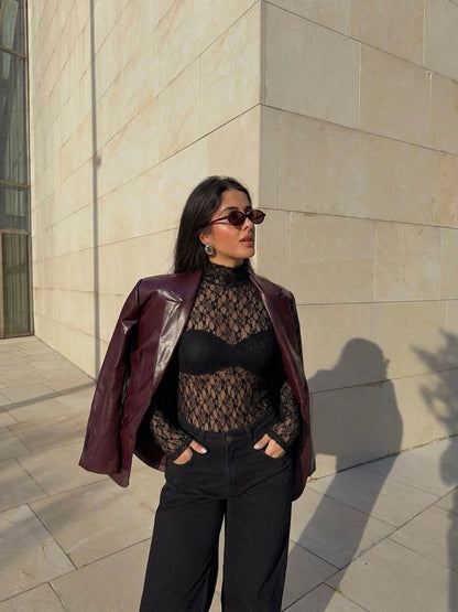 Blusa en encaje
