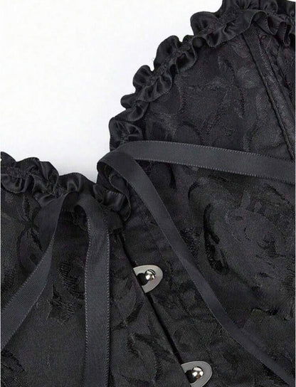 Corset negro para disfraz de the vampire diaries / conejita / ángel negro