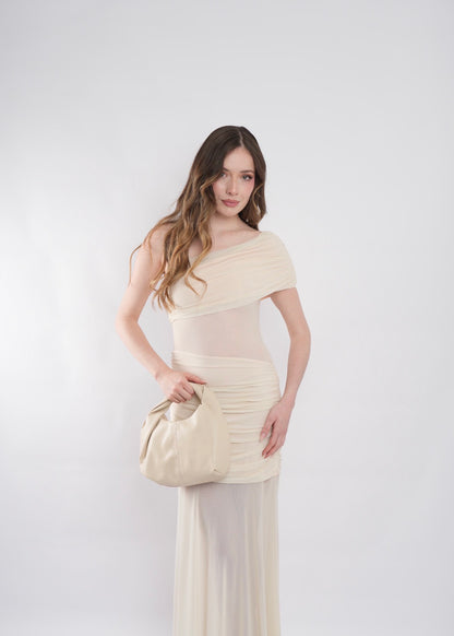 Vestido sol de beige