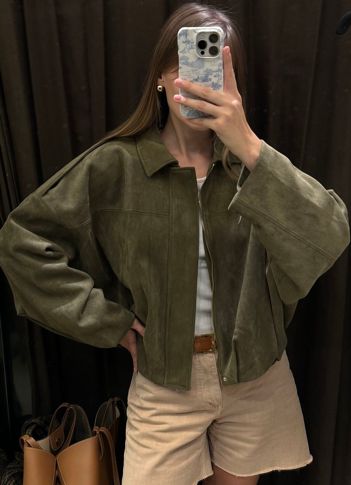 Bomber jacket, verde oliva