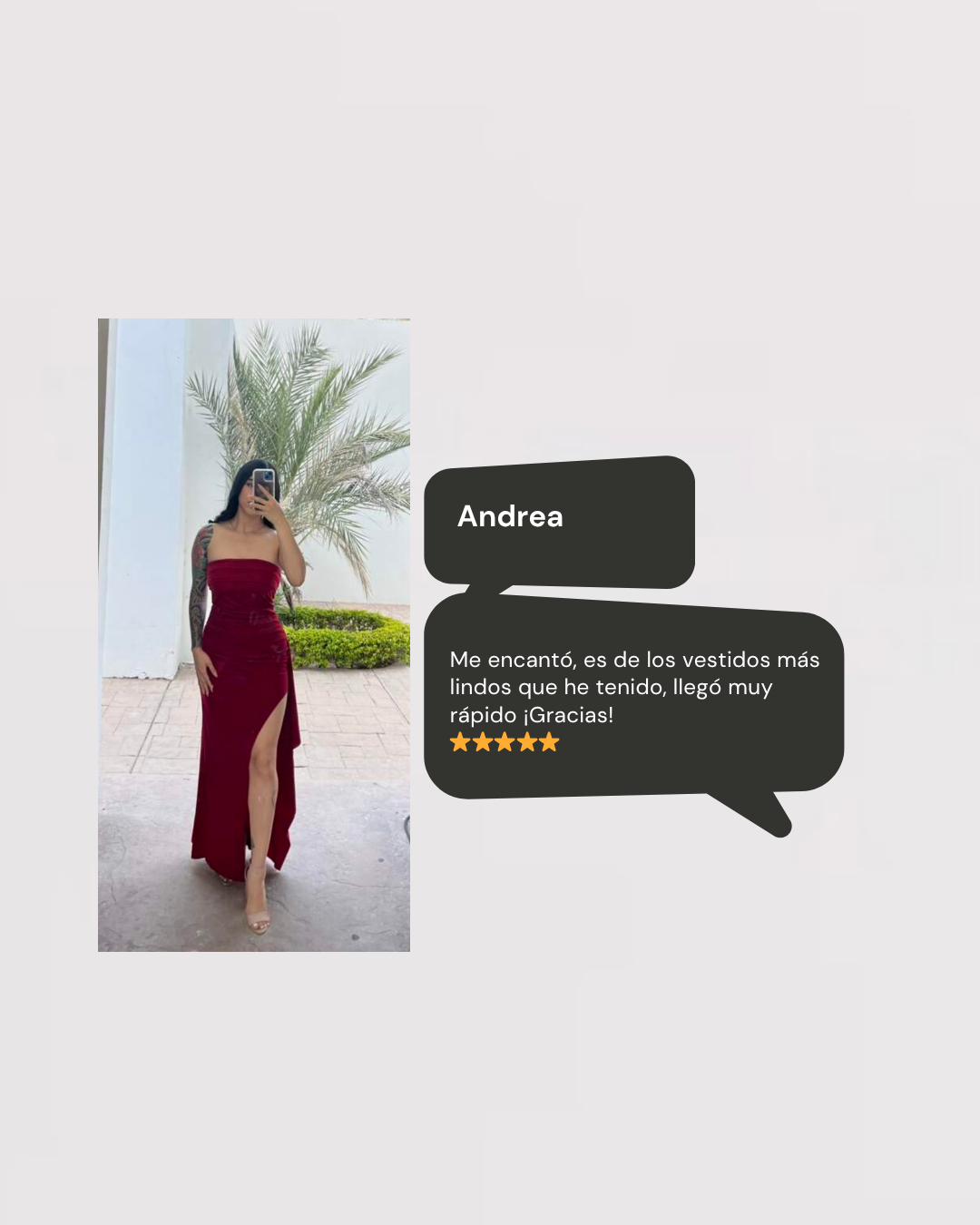 Vestido daly Estraple, vinotinto