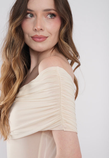 Vestido sol de beige
