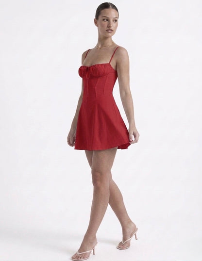 Vestido Olivia rojo
